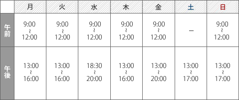 受付時間